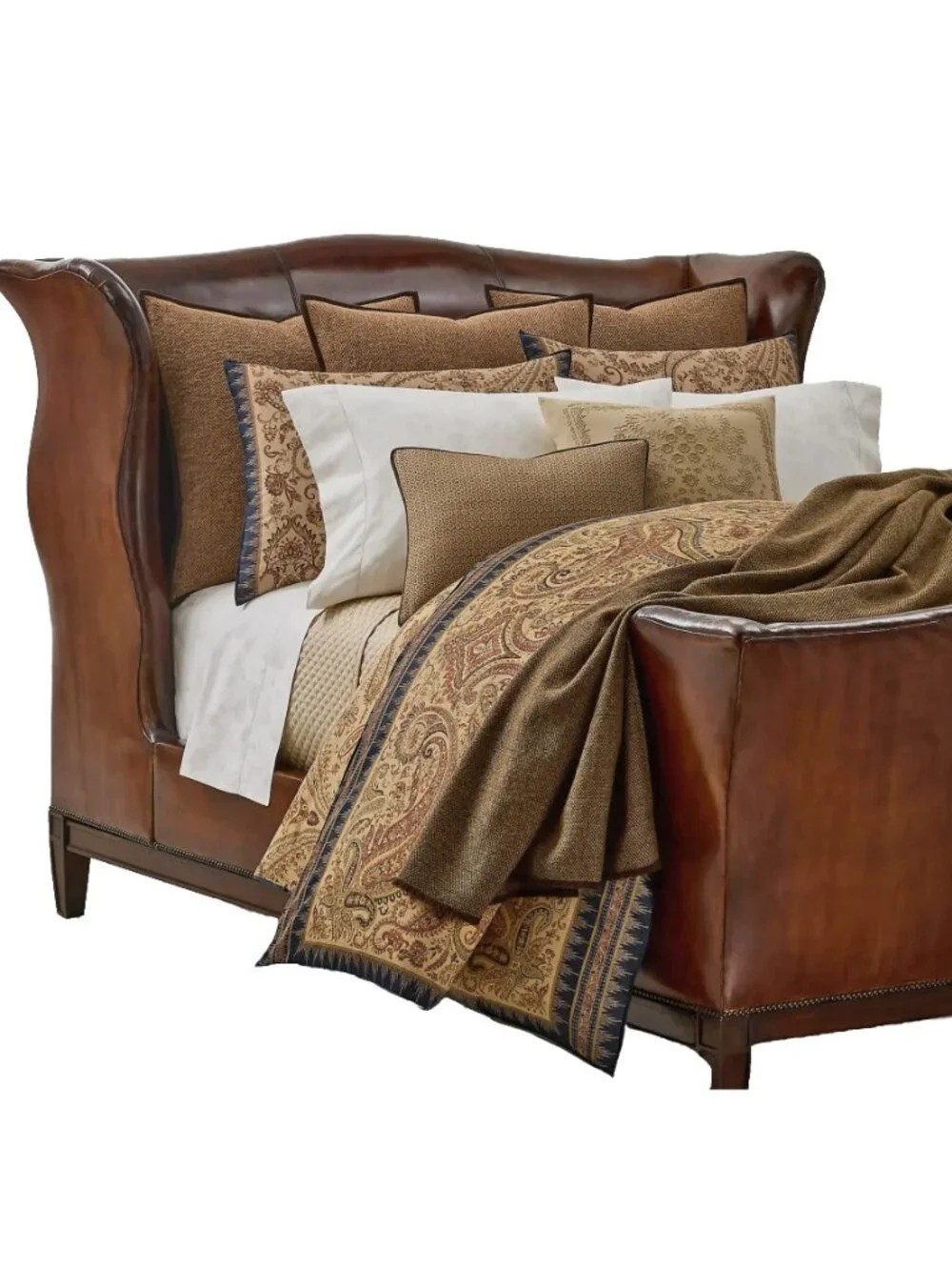 NEW $400 Ralph Lauren Andersen Duvet Cover! Queen Beautiful Paisley